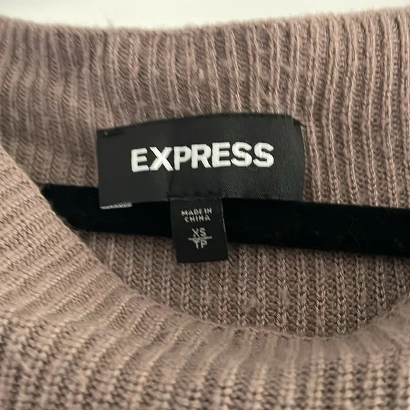 Express Cold Shoulder Sweater - Picture 2 of 4